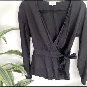Wilfred wrap blouse